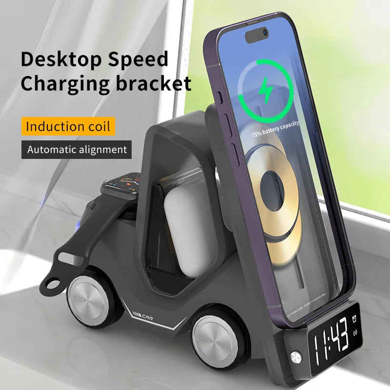 Universal Forklift design Wireless Charger Station _ FREE ADAPTER