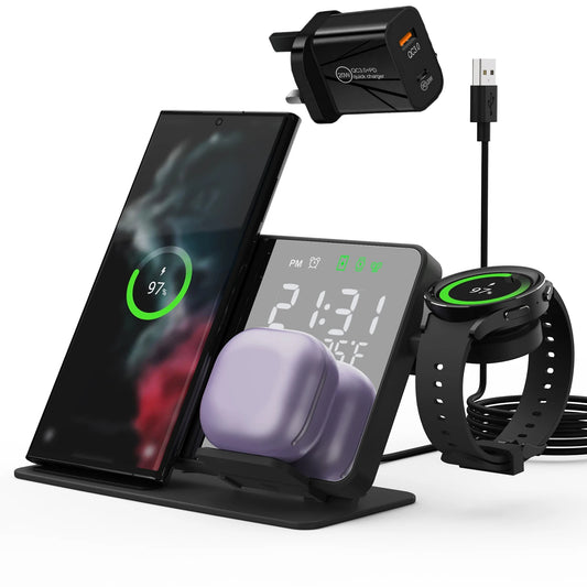 Multifunctional 4 in 1 Wireless Charger Station  _ FREE ADAPTER